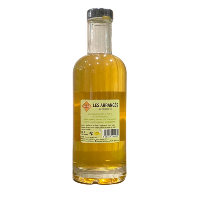 Banana Vanilla Flavored Les Arrang S Rum By Manutea Cl